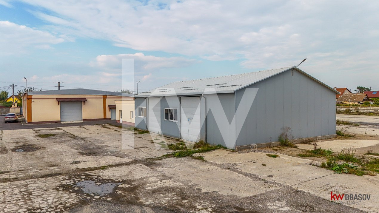 Hală industrială de închiriat , 280 mp hala si anexe+60mp Birou, centura Codlea