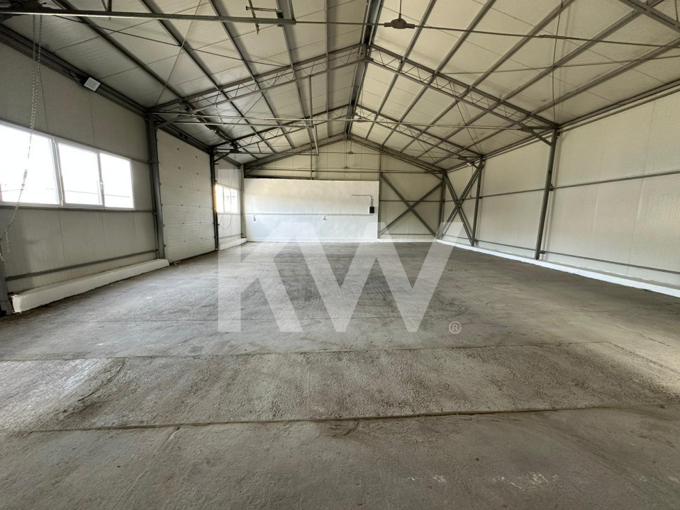 Hală industrială de închiriat , 280 mp hala si anexe+60mp Birou, centura Codlea