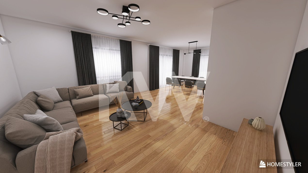 Casă inteligentă cu design modern și spațiu generos, COMISION 0%