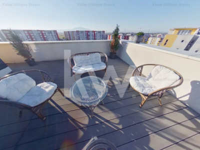 Penthouse cu terasa de vis, stil contemporan+terasa 40 mp