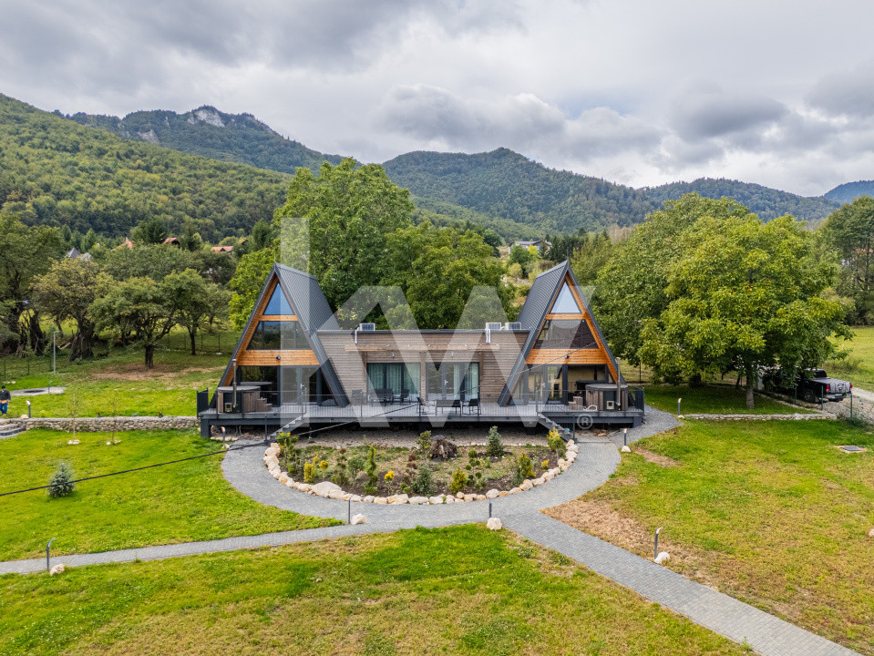 Afacere la cheie in inima naturii- Case smart A-Frame
