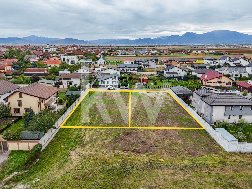 REZERVAT!! Teren de vânzare, Harman, zona centrala, intravilan, Comision0%