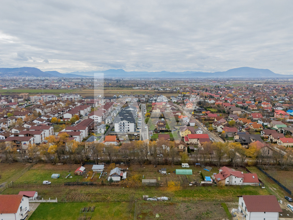 Teren intravilan Sânpetru, 1039 mp, str. Mărului – Comision 0%