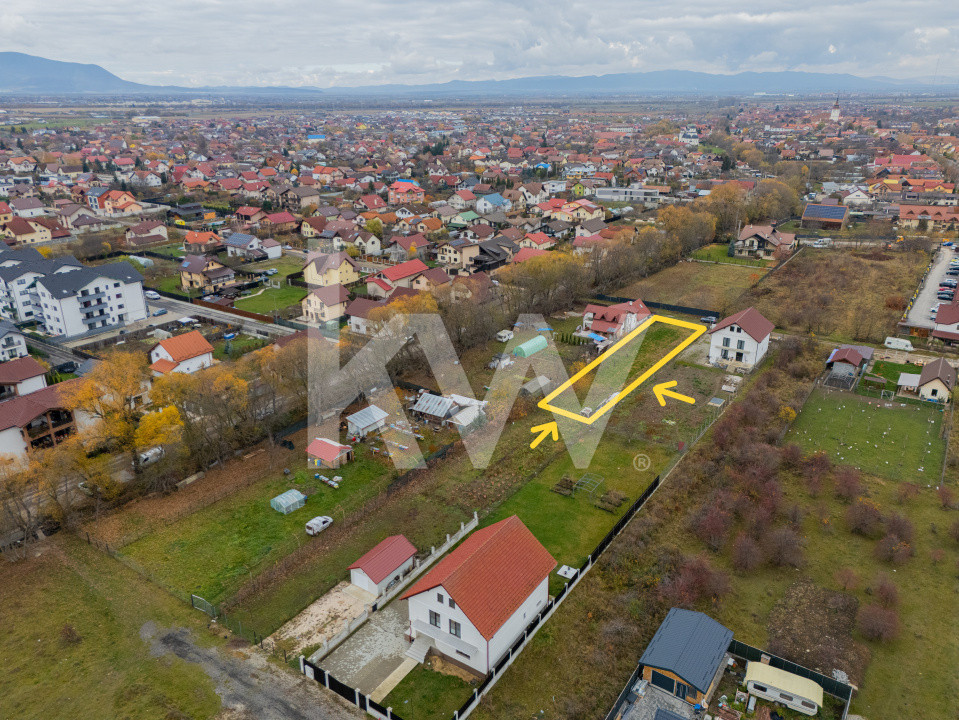 Teren intravilan Sânpetru, 1039 mp, str. Mărului – Comision 0%