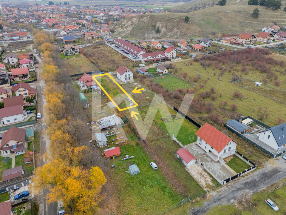 Teren intravilan Sânpetru, 1039 mp, str. Mărului – Comision 0%