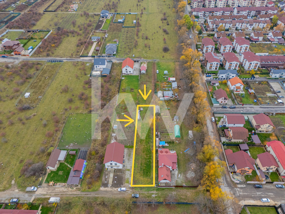 Teren intravilan Sânpetru, 1039 mp, str. Mărului – Comision 0%