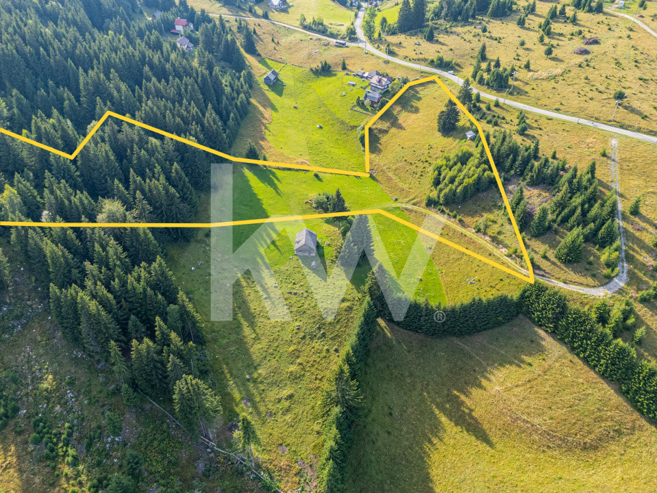 Teren de vânzare în Fundata, jud. Brașov – view superb, oportunitate investitie!