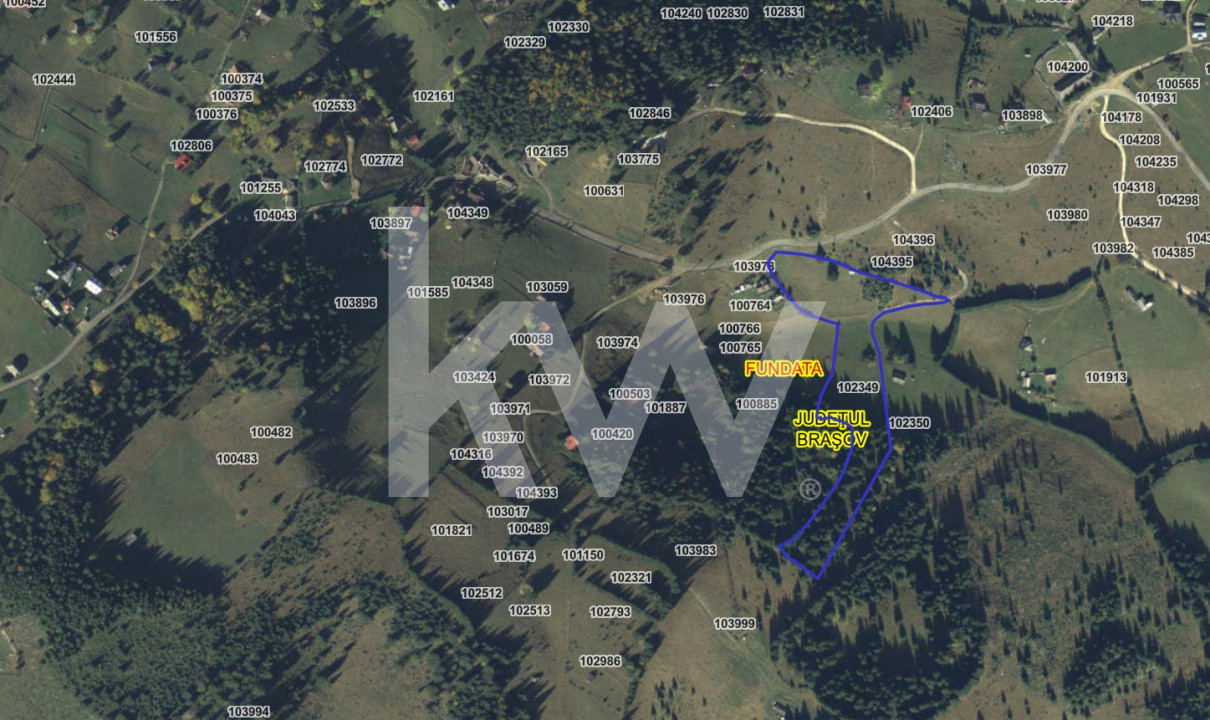Teren de vânzare în Fundata, jud. Brașov – view superb, oportunitate investitie!