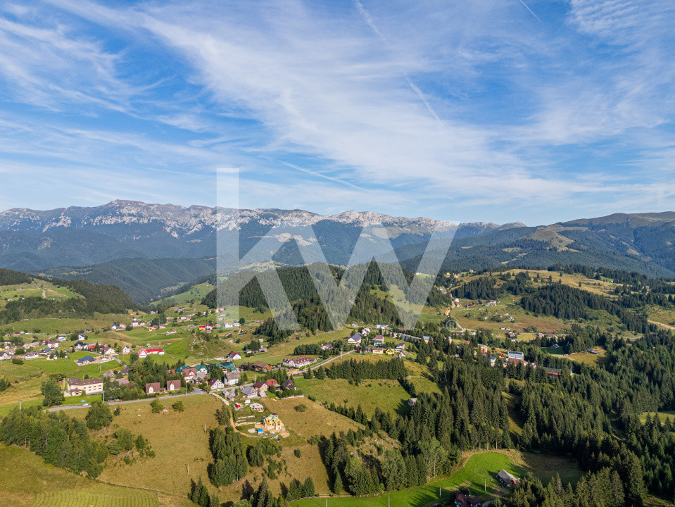 Teren de vânzare în Fundata, jud. Brașov – view superb, oportunitate investitie!