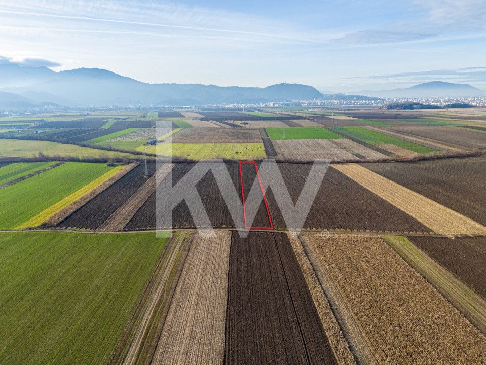 Teren extravilan în Sacele-3500mp, Comision cumparator 0%