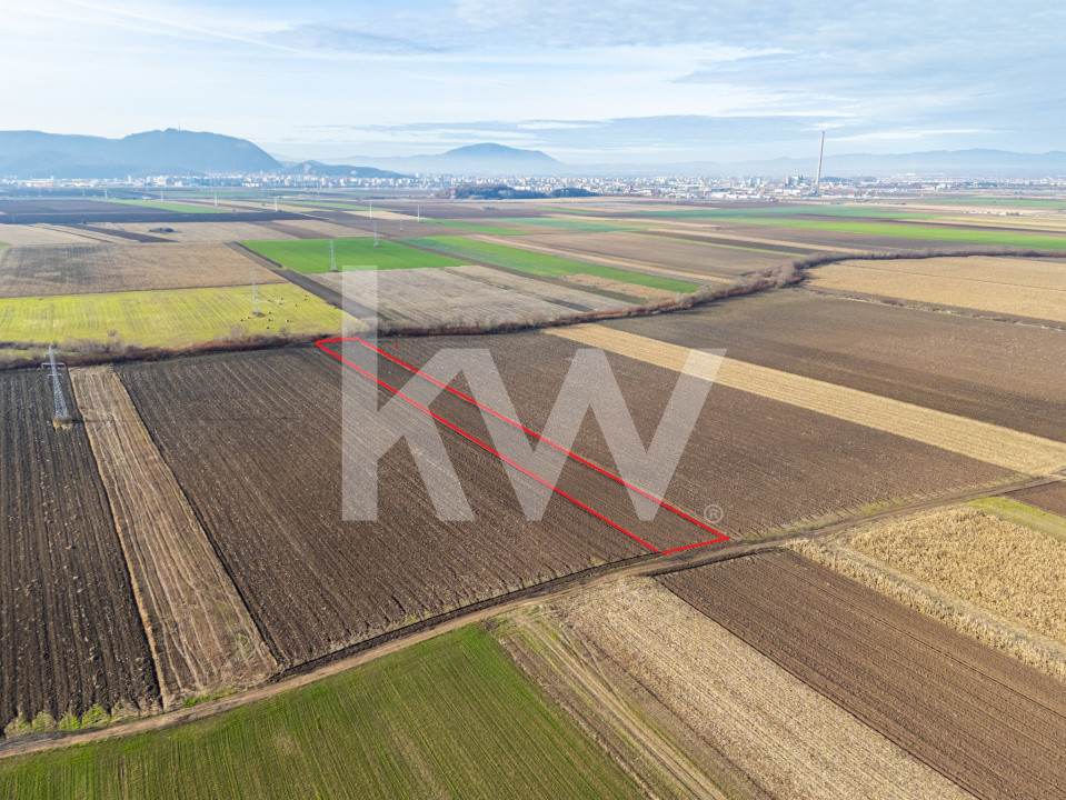 Teren extravilan în Sacele-3500mp, Comision cumparator 0%