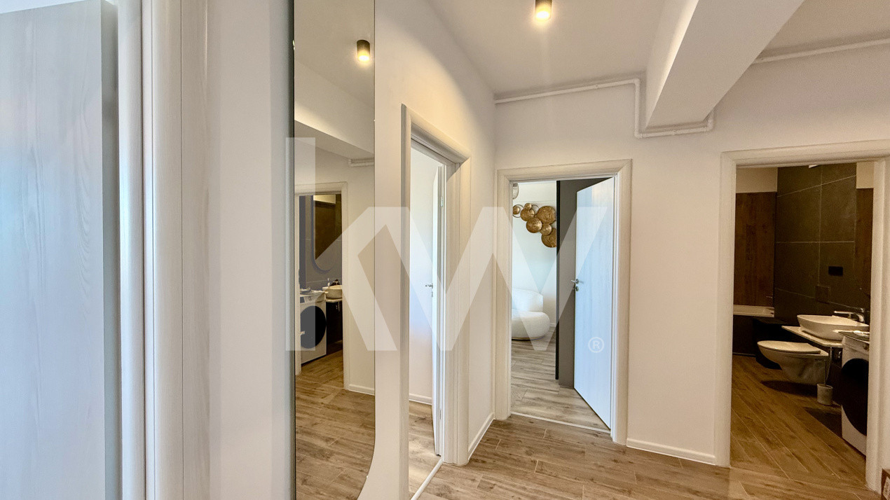 Apartament 3 camere | Prima închiriere | 2 băi | 2 balcoane | Parcare inclusă