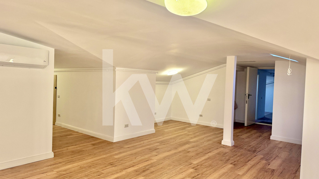 Spațiu de birouri 150 mp | Zona Tractorul | Compartimentat | Balcon mare 