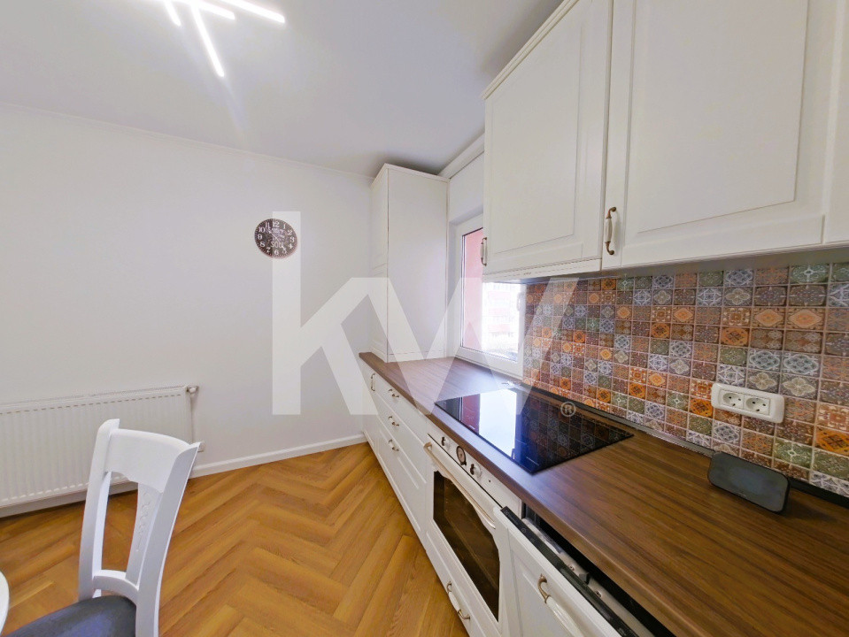 Apartament 3 camere decomandat, renovat integral, prima închiriere, Noua