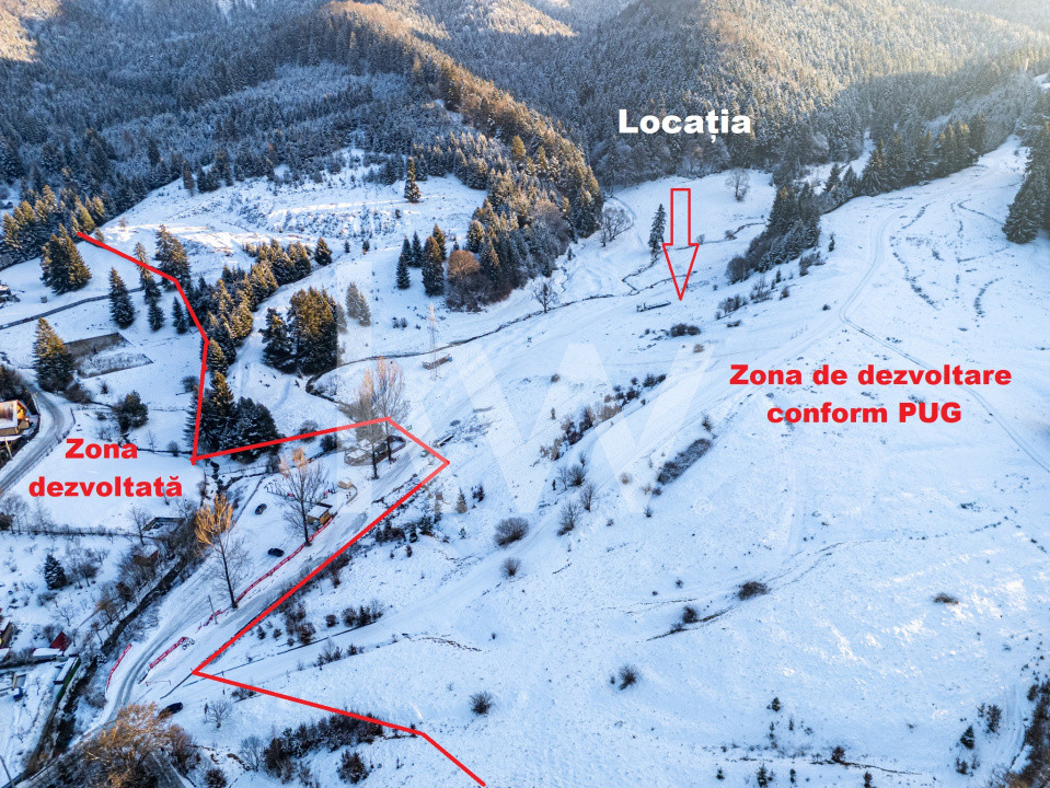 Teren pentru turism / complex vile la intrare în CANIONUL ȘAPTE SCĂRI