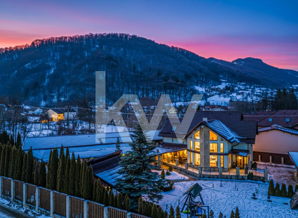 Vilă spectaculoasă lângă Castelul Bran cu piscină și cramă COMISION 0%