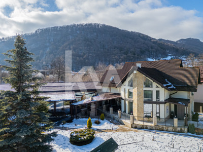 Vilă de lux în Bran | SPA complet, sală cinema, râu privat, lângă Castel