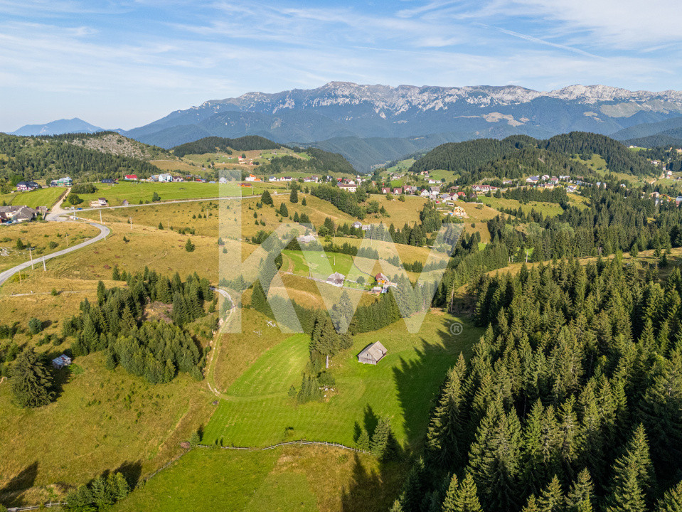 Teren de vânzare în Fundata, Brașov – panoramă spectaculoasă COMISION 0%