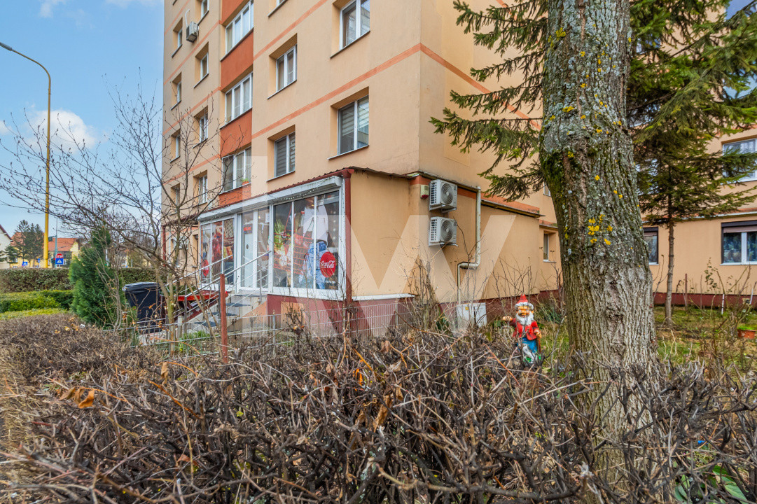 Spațiu comercial stradal 57 mp utili, complet utilat