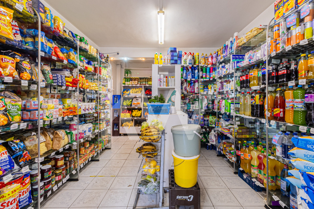 Spațiu comercial stradal 57 mp utili, complet utilat