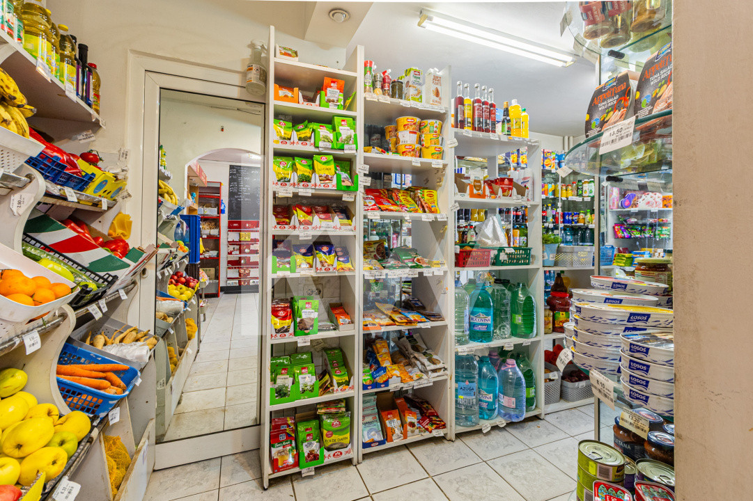 Spațiu comercial stradal 57 mp utili, complet utilat