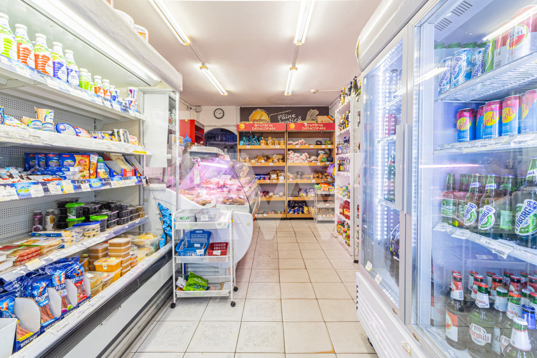 Spațiu comercial stradal 57 mp utili, complet utilat