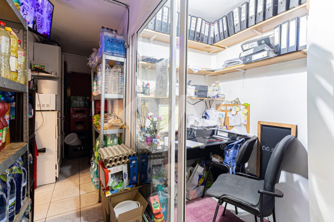 Spațiu comercial stradal 57 mp utili, complet utilat