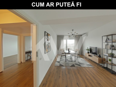 Apartament de vânzare cu 3 camere, bloc nou, în Zona Tractorul – Brașov