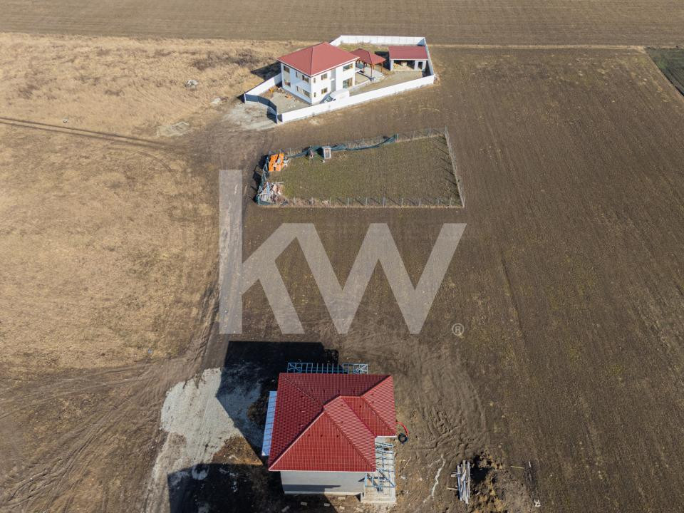 Teren intravilan 585mp Sânpetru, panoramă Lempes si padure, Comision 0%