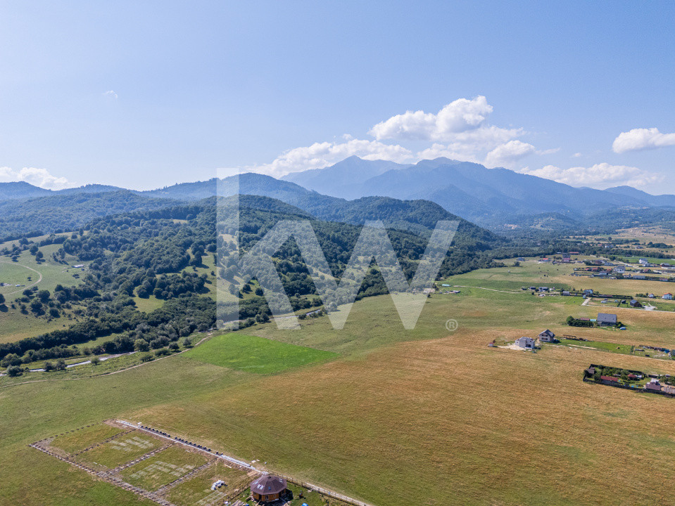 Teren de vânzare, 2.000 mp în Glăjerie, Râșnov, parcelat - COMISION 0%