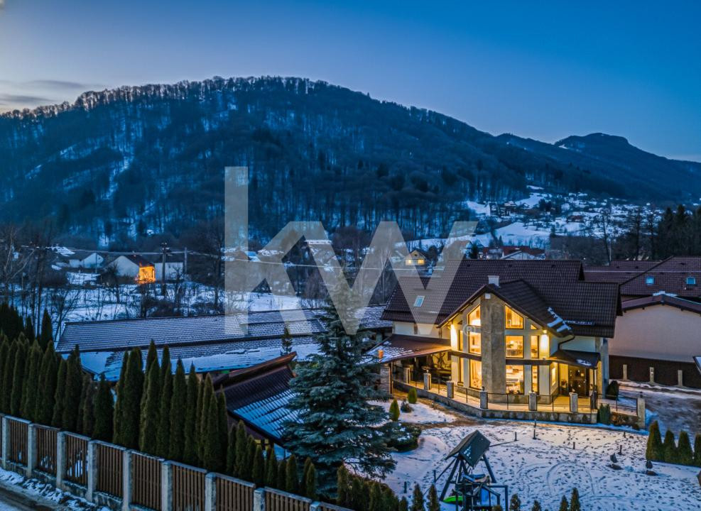 Vilă spectaculoasă lângă Castelul Bran cu piscină și cramă COMISION 0%