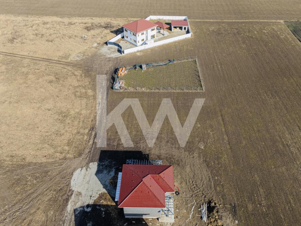 Teren intravilan 585mp Sânpetru, panoramă Lempes si padure, Comision 0%