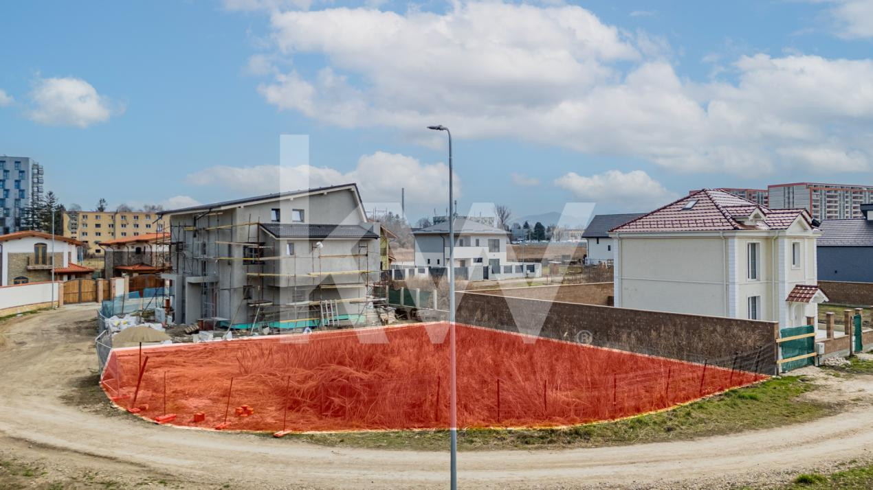 Teren intravilan cartier Tractorul, Brașov + proiect duplex P+2 ,Comision 0%