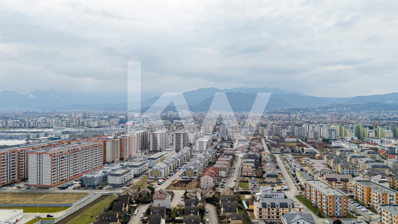 Teren intravilan cartier Tractorul, Brașov + proiect duplex P+2 ,Comision 0%