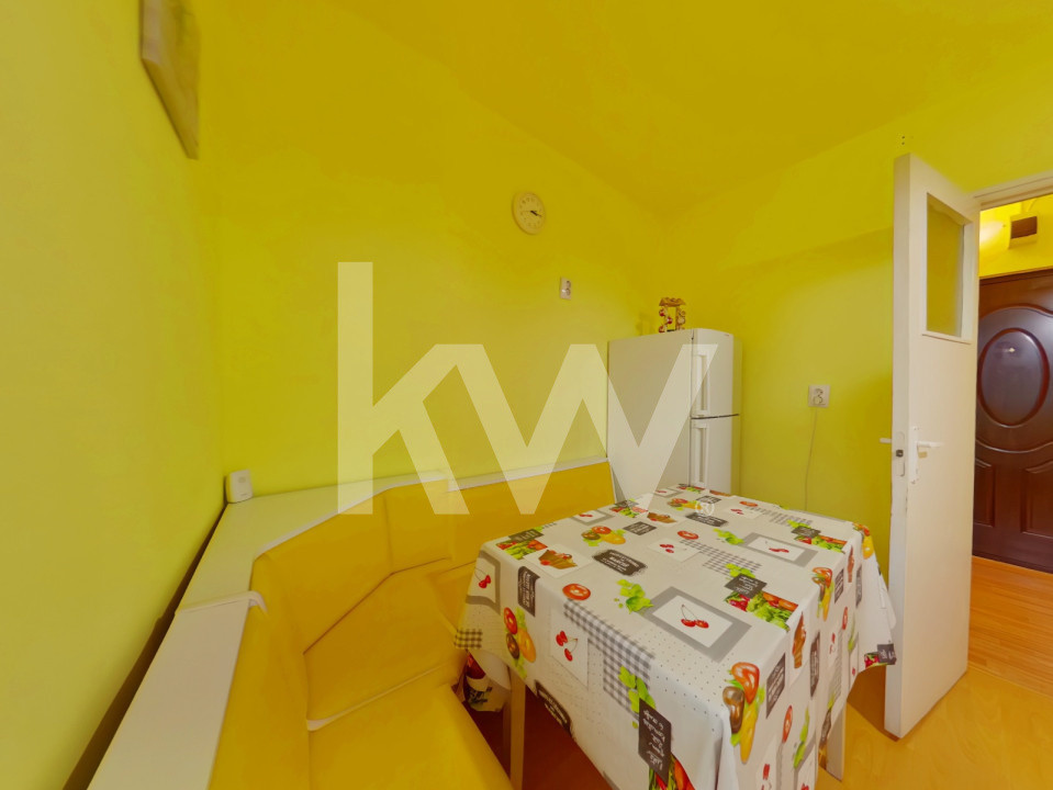 Inchiriere apartament 2 camere, mobilat si utilat + balcon de 11mp - zona Astra