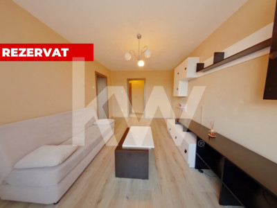 REZERVAT- Închiriere apartament 2 camere mobilat și utilat, strada Brândușelor