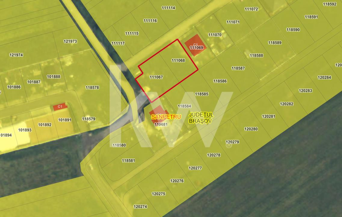 Teren intravilan construibil, utilități complete Str. Cetății - Comision 0