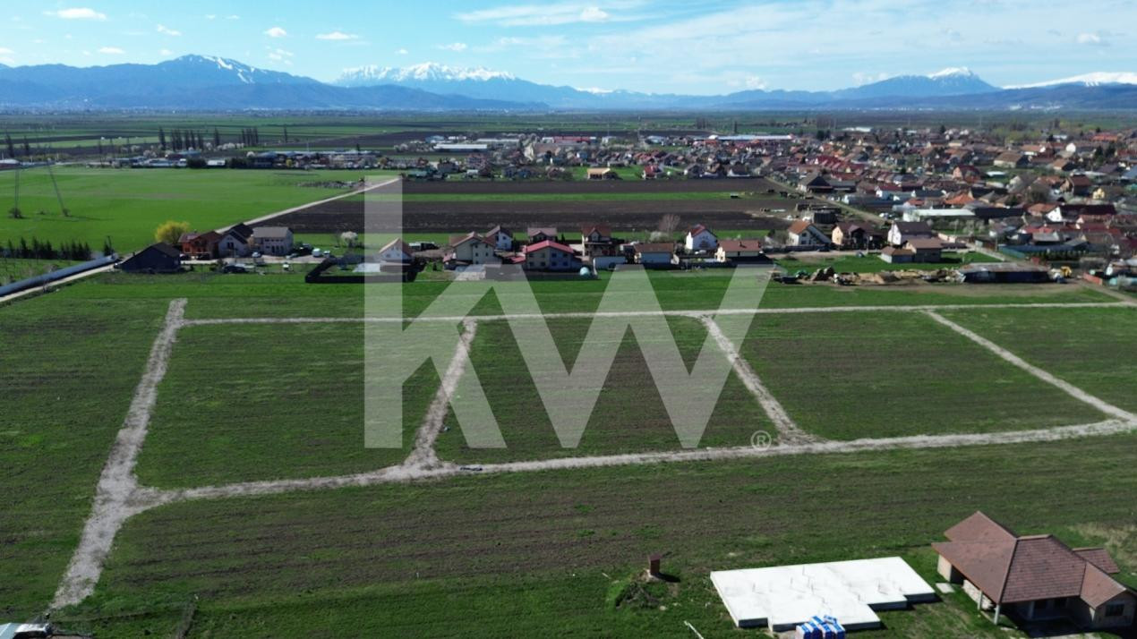 Teren de 475 mp în Hălchiu - utilități - Comision 0%