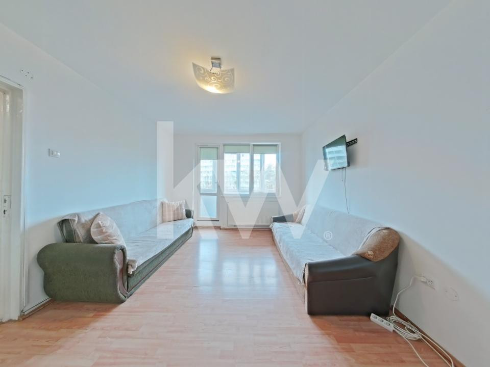 Inchiriere apartament 2 camere, mobilat si utilat + balcon de 11mp - zona Astra