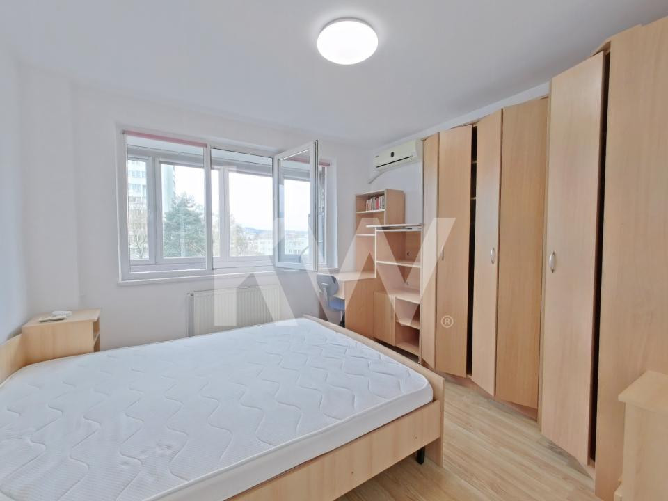 Inchiriere apartament 2 camere, mobilat si utilat + balcon de 11mp - zona Astra