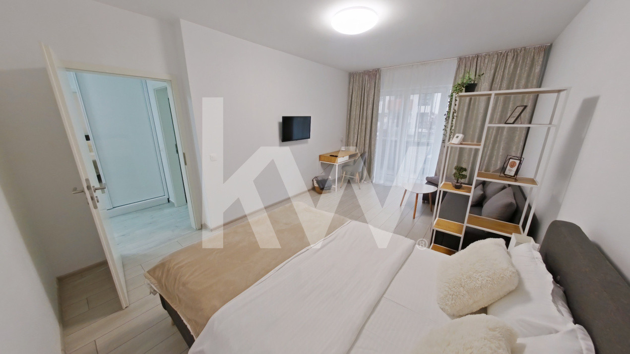 Garsonieră moderna, 39 mp + terasă, parcare inclusă – Avantgarden, comision 0%!