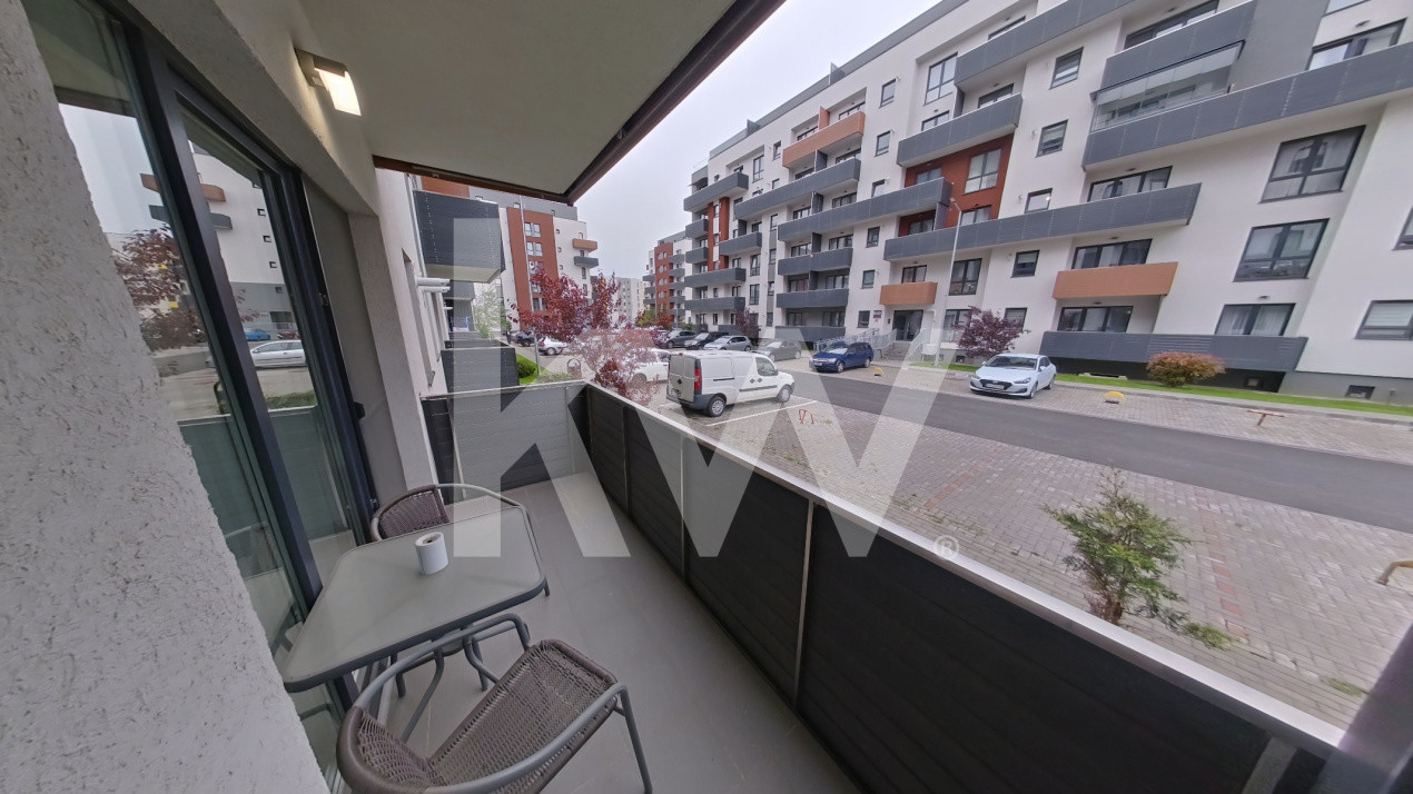 Garsonieră moderna, 39 mp + terasă, parcare inclusă – Avantgarden, comision 0%!