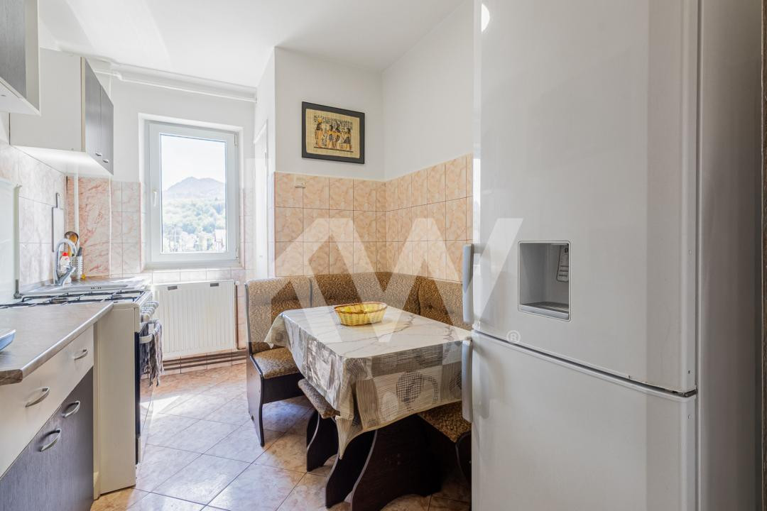 Apartament cu doua camere mobilat-utilat,  cu priveliste catre munte