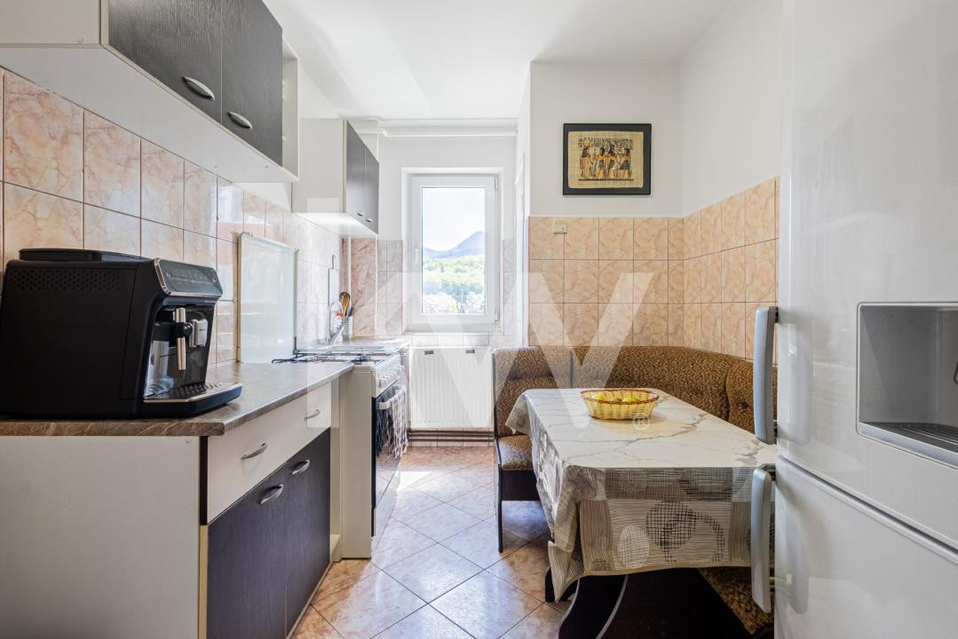 Apartament cu doua camere mobilat-utilat,  cu priveliste catre munte