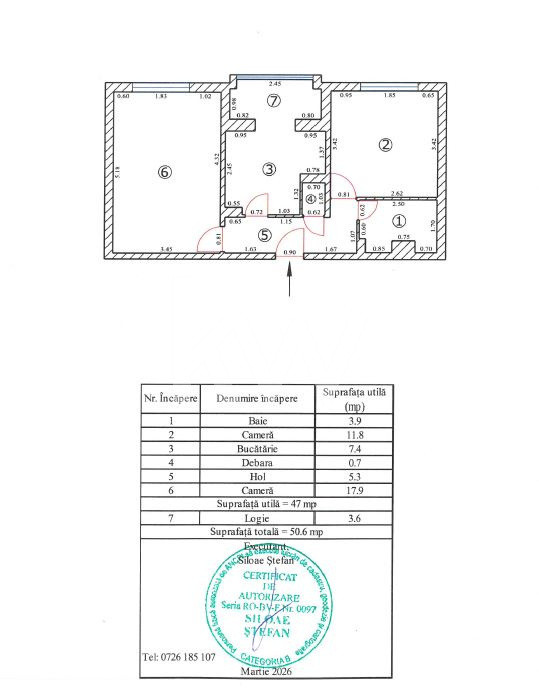 Apartament 2 camere, decomandat, Tractorul, priveliste deosebita – 0% comision
