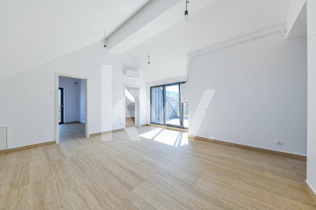 Apartament 2 camere, mansardă, 54.2mp, terasă 19.4mp