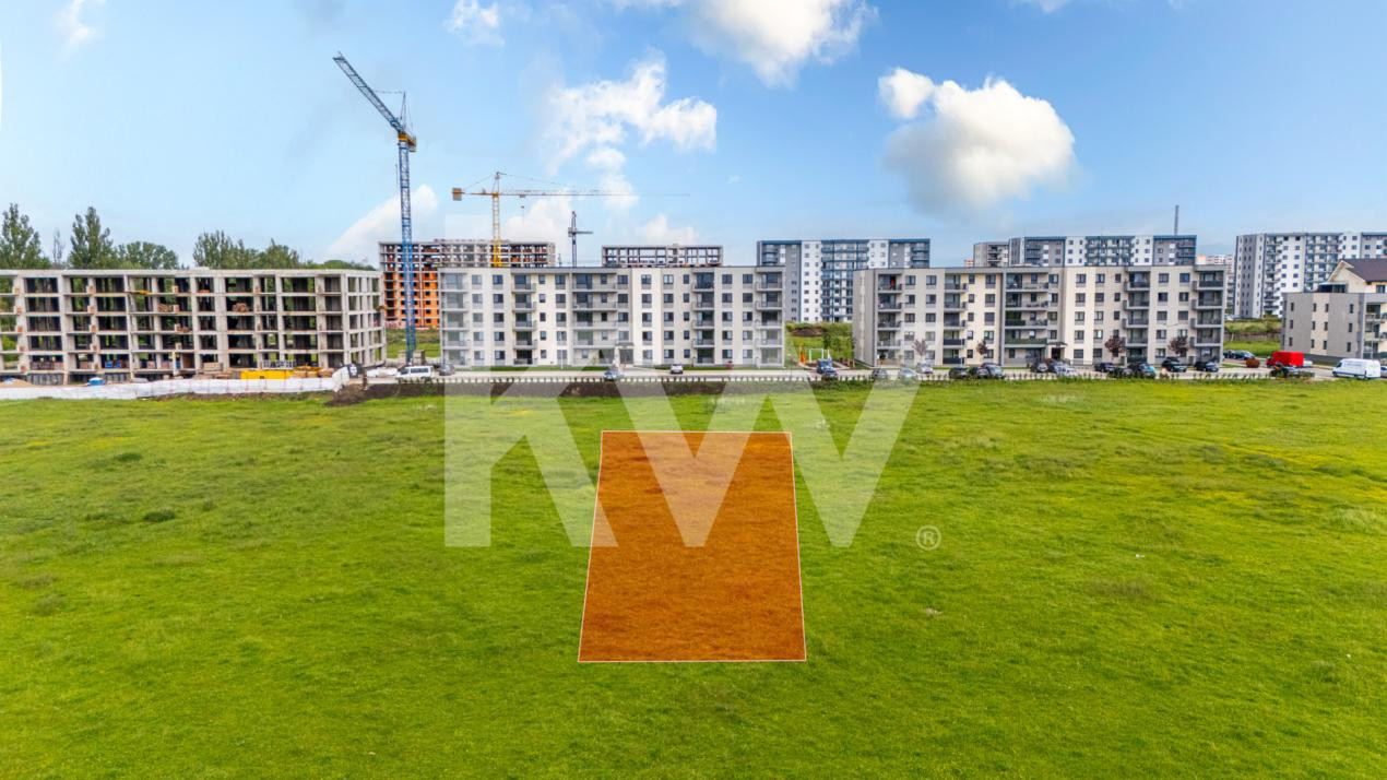Teren intravilan cons. bloc-  740 mp | Regim P+2E–3E | Tractorul – Brașov