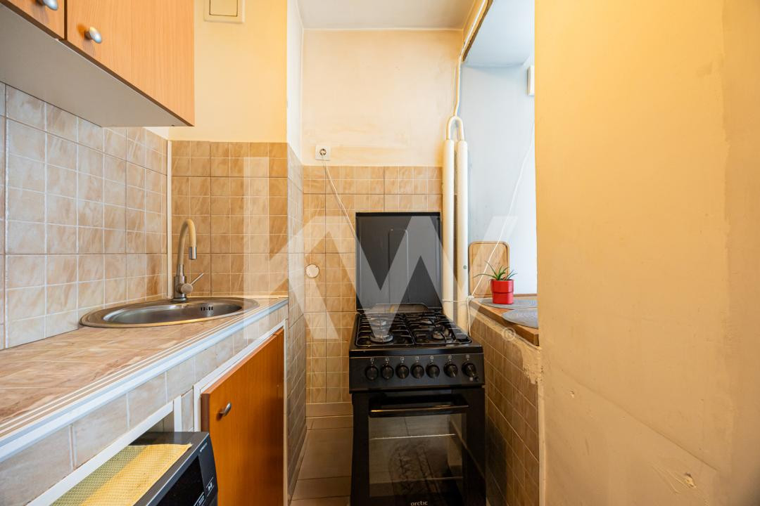 Garsonieră renovată | Complet mobilată | Zona Tractorul - comision 0%!