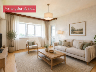 Apartament 3 camere bloc vila, Noua