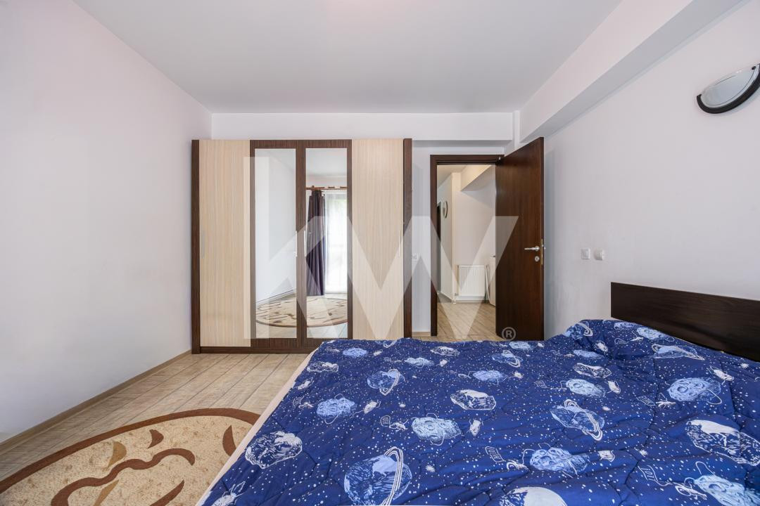 Apartament 2 camere+dressing |Mobilat și utilat |Grădină 29mp |Parcare + Boxă | 